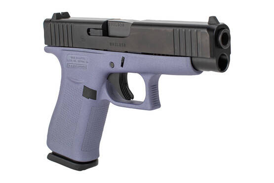 Glock 48 9mm compact Pistol with two 10 Round magazines and Lavender Cerakote frame